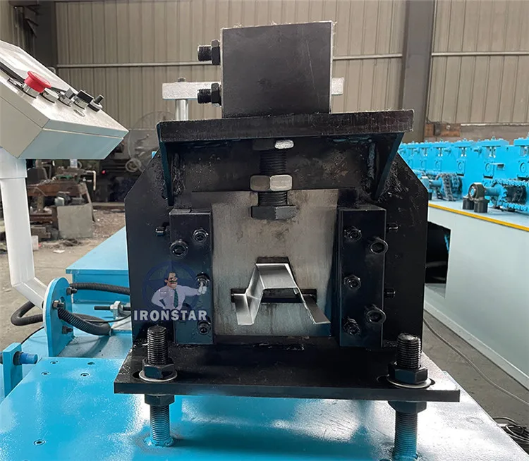High Speed Metal Ceiling Furring Channel Cold Roll Forming Machine With Keel Making Capability