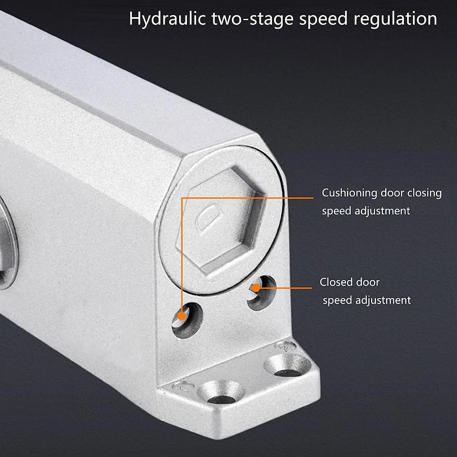 Best-Selling Custom heavy duty door closer for steel doors 40-65kg adjustable glass door closer