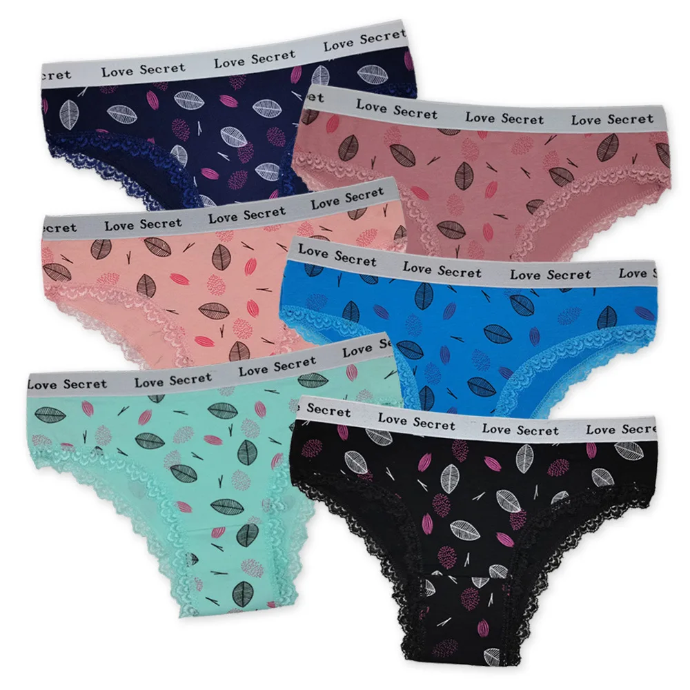 M~XL Sexy Cotton Female Underwear Low Waist Women Lingerie Comfortable Soft Briefs For Ladies