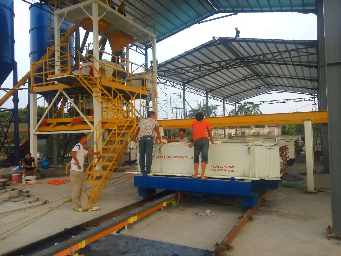 Lightweight Precast Concrete wall panel Making Machine