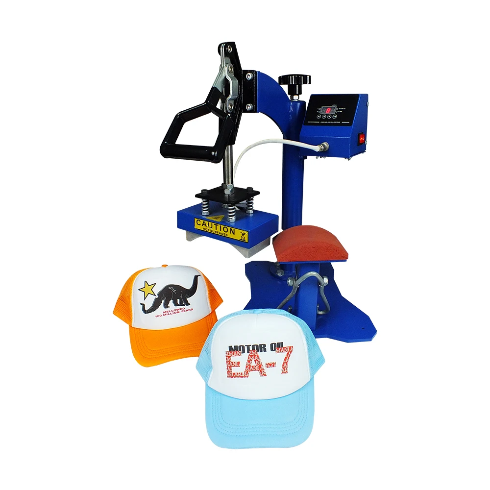 Xingyan Factory Wholesale Custom Logo 8*15cm Blank Sublimation Baseball Cap Heat Press Machine Hat Press