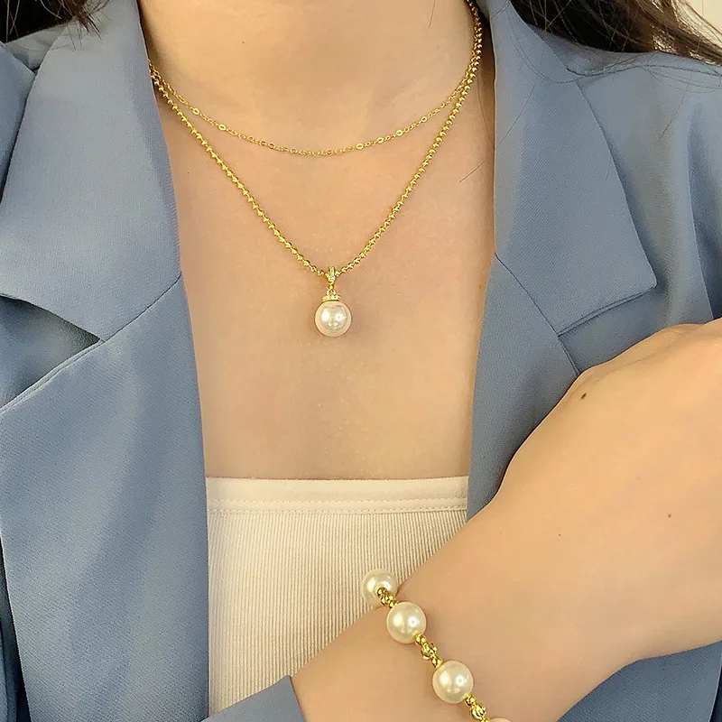 R.GEM. Женское колье из серебра 925 пробы