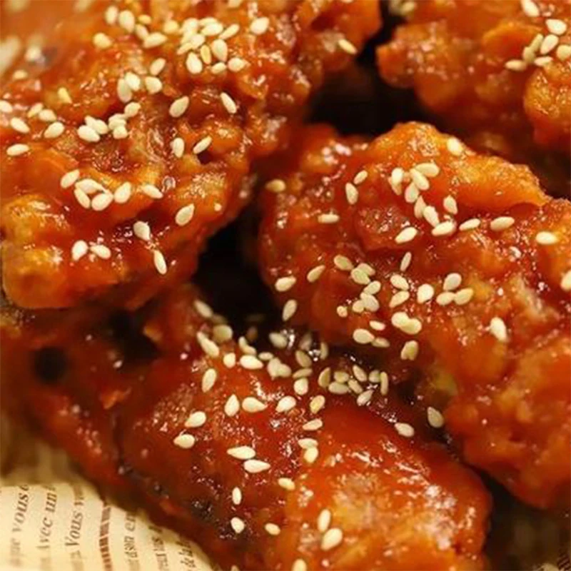 1kg Bag Korean Style Sticky Spicy Fried Chicken Dipping Sauce