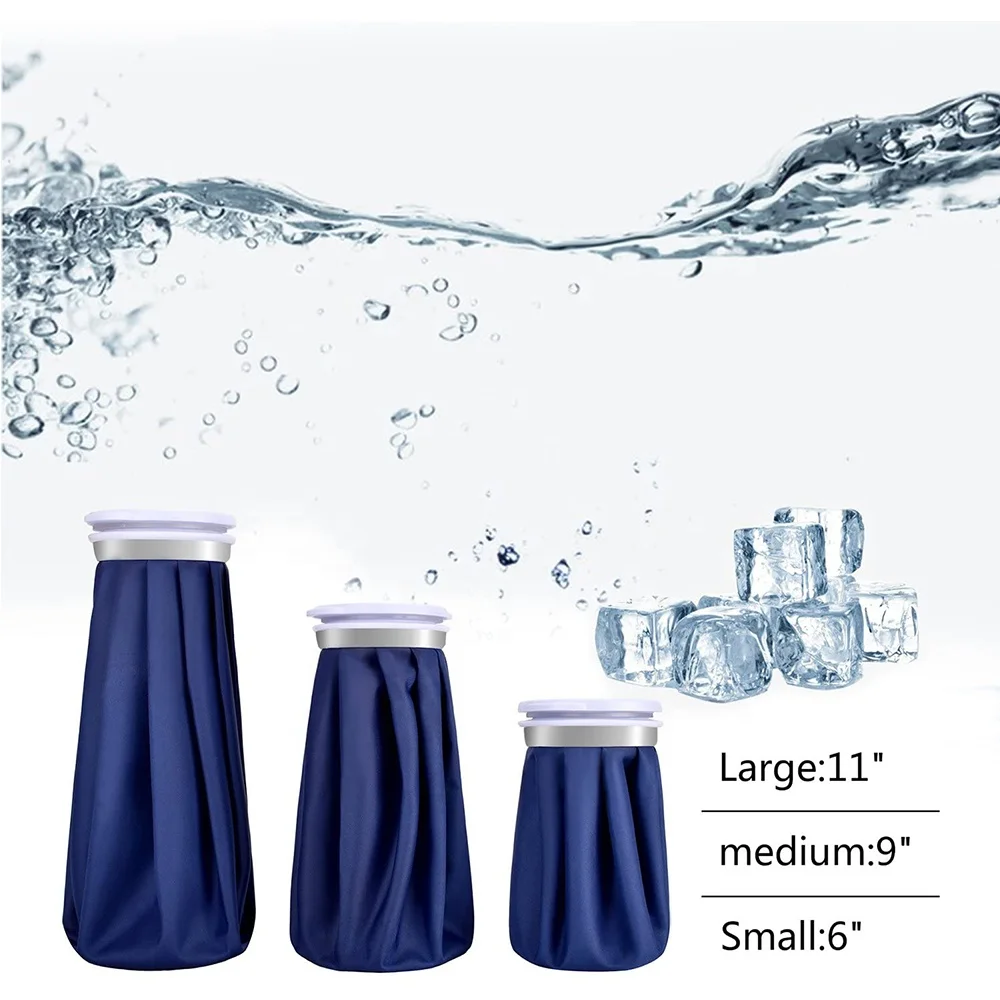 Waterproof fabric medic cloth ice bag reusable hot cold pack for pain relief