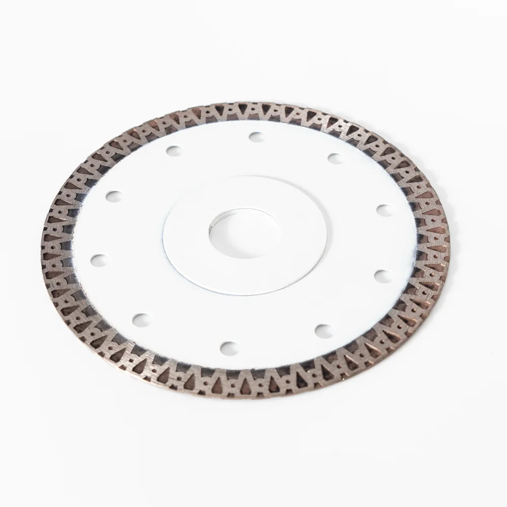 4.5inch115mm diamond blade hot press super thin A-turbo diamond saw blade cutting disc with flange for tiles ceramic porcelain