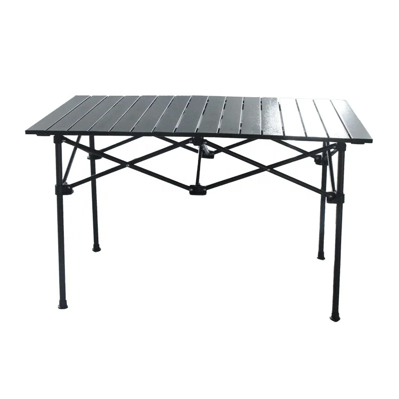 Портативный алюминиевый складной стол для улицы, кемпинга, регулируемый стоячий стол, наружные квадратные складные столы