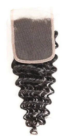 Light brown hairpiece brazilian clip in hair extension Beautiful side part soft synthetic braid for bride
