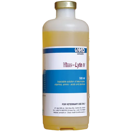 Vietnam GMP certified Multivitamin injection for Pet, Dog , Cat, Vime Lyte IV