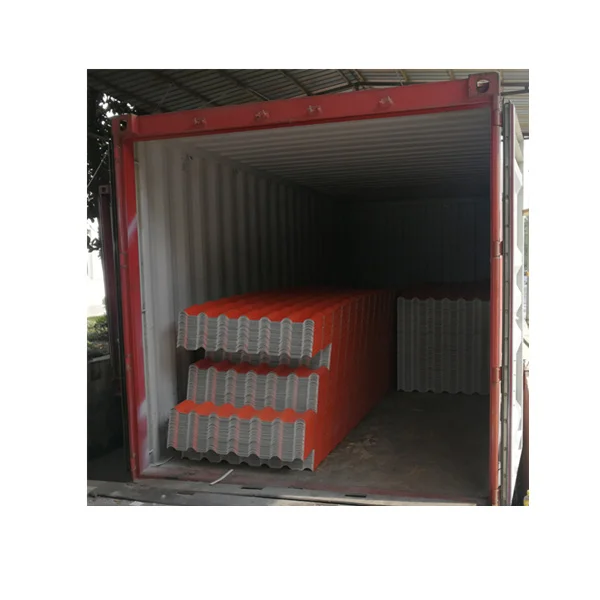 Embossed Glossy Looks ASA Surface PVC Roofing Sheets Market Popular Type Spanish Bamboo Shape