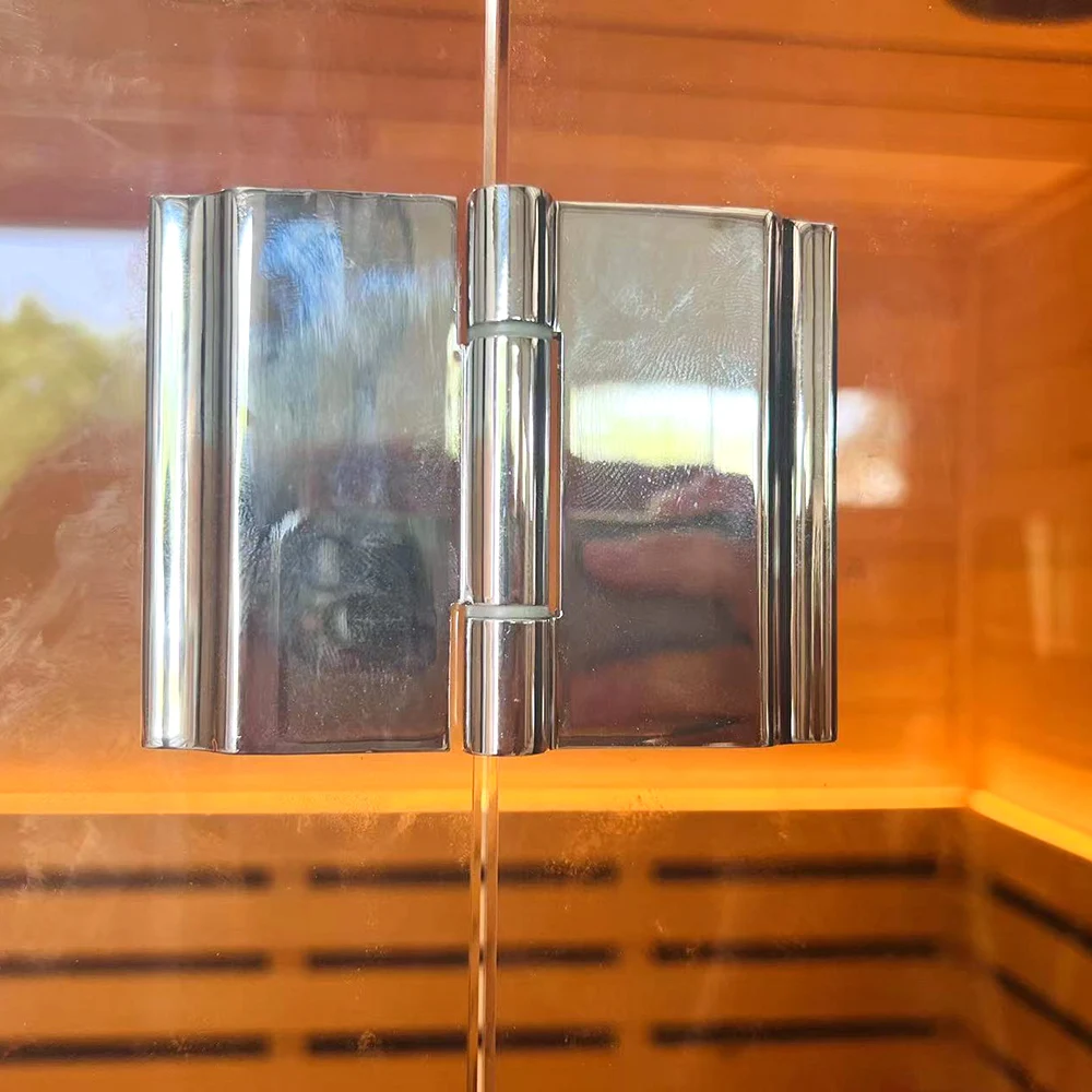Cheap price 4 persons Hemlock wood indoor sauna room traditional saunas