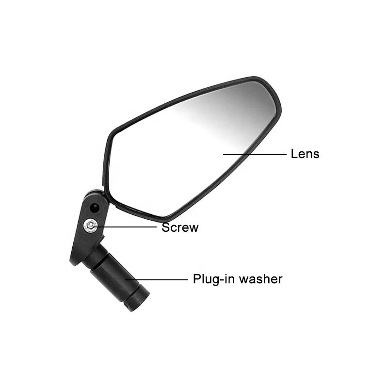 Guaranteed Safe Mountain Road Bike Rotatable Mirror Adjustable  Outdoor Bicycle Rearview Mirror Riding Equipment Bike Mirror