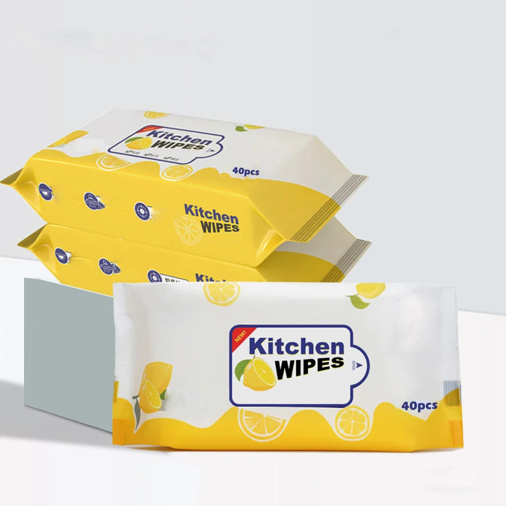 Wholesale Eco-friendly Flushable Wet Wipes Manufacturers Restaurant Mini Kitchen Wet Wipes