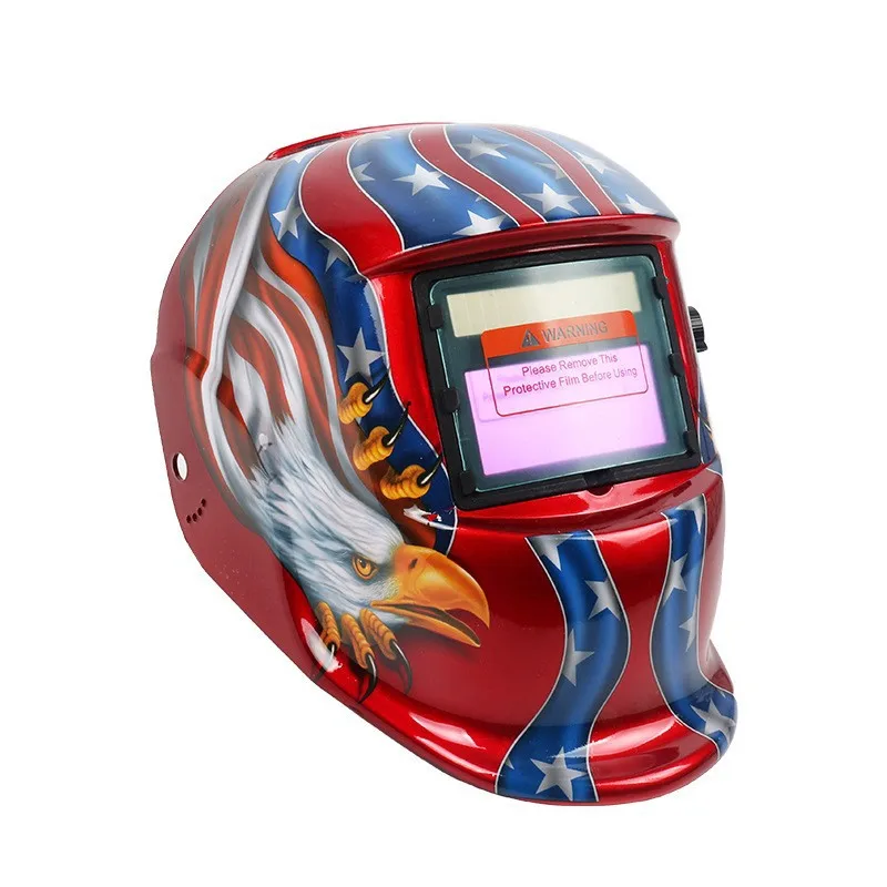 Adjustment Auto Darkening Welding Helmet Combined LED headlights welding mask