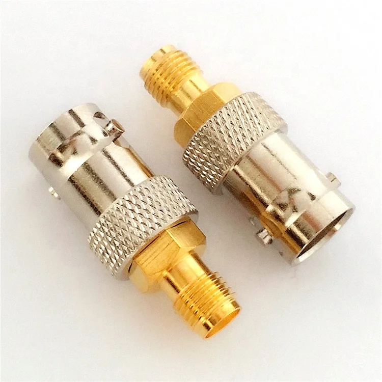 Factory Direct RF Adapter BNC female to SMA female 0-3GHZ High Quality Copper BNC/SMA-KK SMA/BNC-KK
