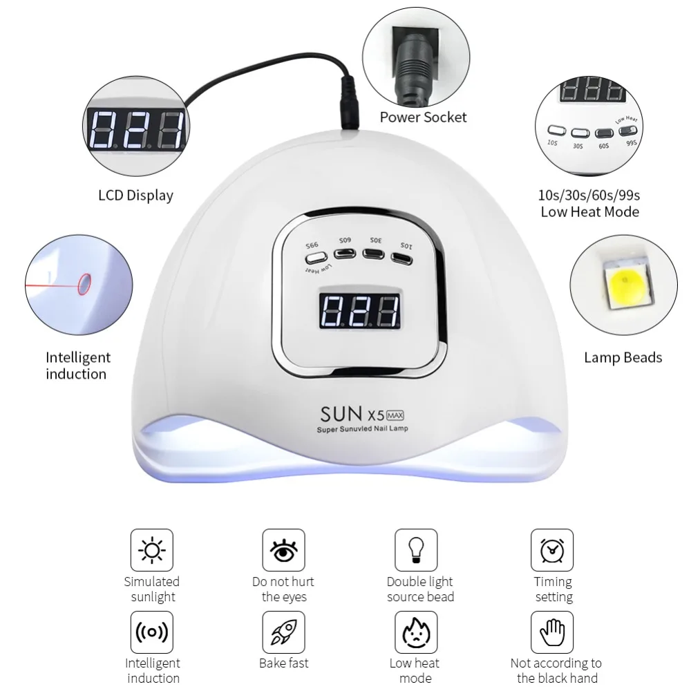  Sunx5 Max 150 Вт УФ Гель-лак для ногтей Светодиодная лампа