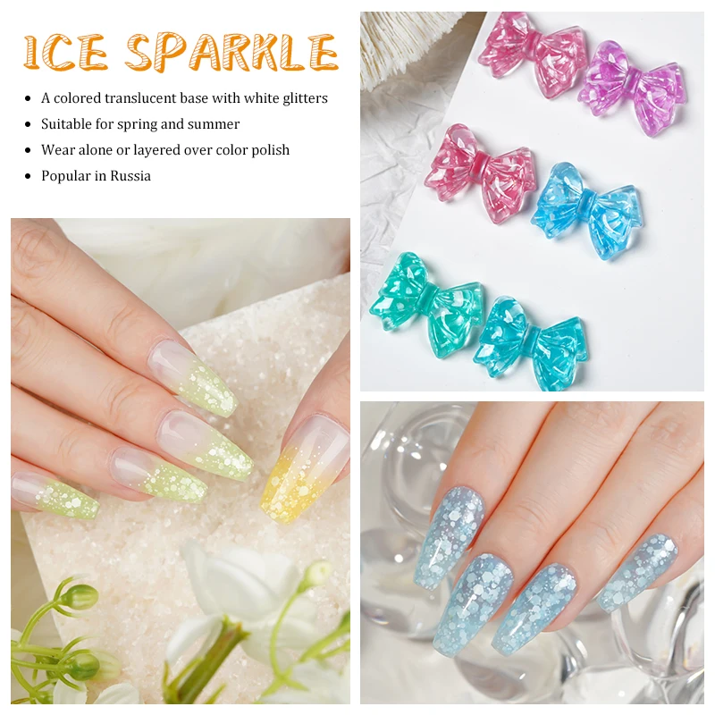 Wholesale Supplies Ice Color Gel Polish Soak Off Esmalte En Uv-gel Smalto Semipermanente Nail UV Gel