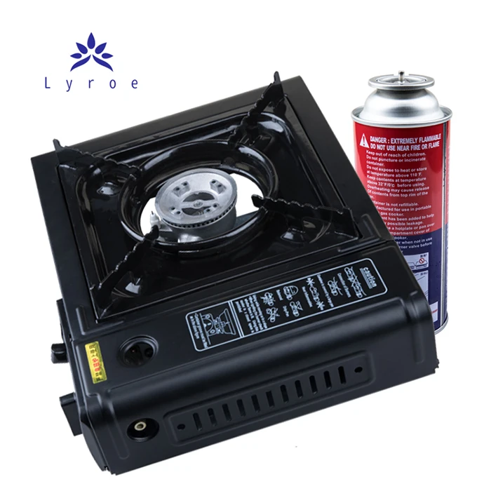 Функциональная портативная уличная Складная газовая плита для кемпинга с одной горелкой