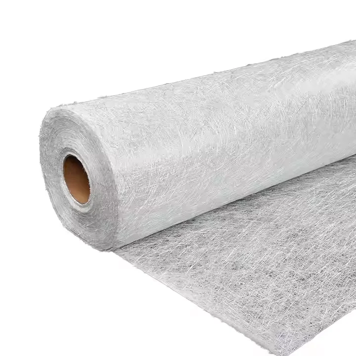 Reinforced E-Glass Fiberglass Mat Roll 100 225 300  450 Fire Blankets with Stitched Fiber Emulsion Coating Chopped Strand Mat