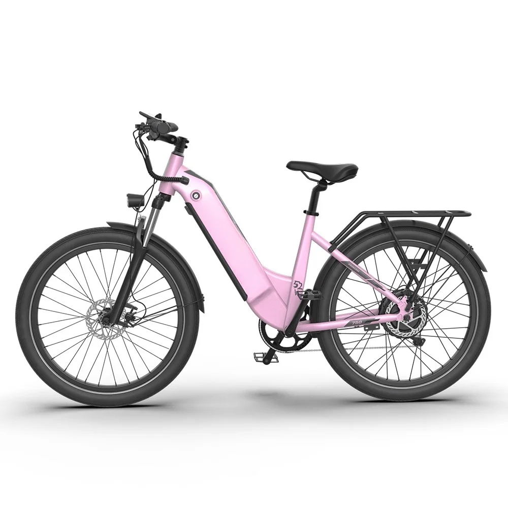 750W Motor Ebike 26 2 4 Inch Fat Tire Electric Cycle New With Women Popular 52V 15ah Bicycle