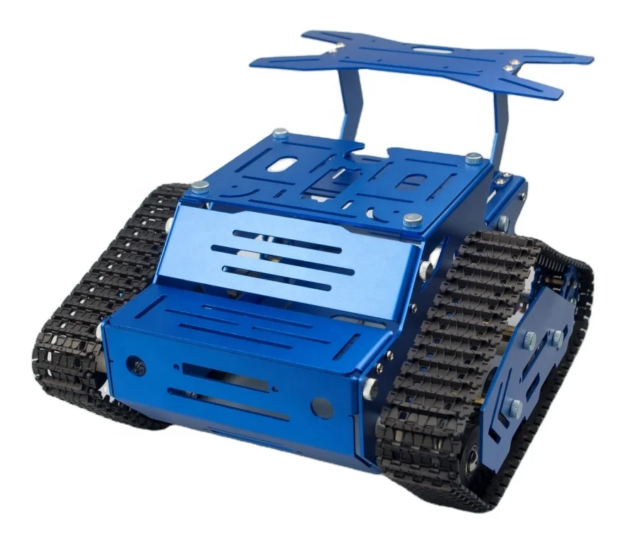 TH-X 2WD Motors Full Aluminum Alloy wireless rc Smart Car Chassis Kit for kids diy smart Robot car accessories kits