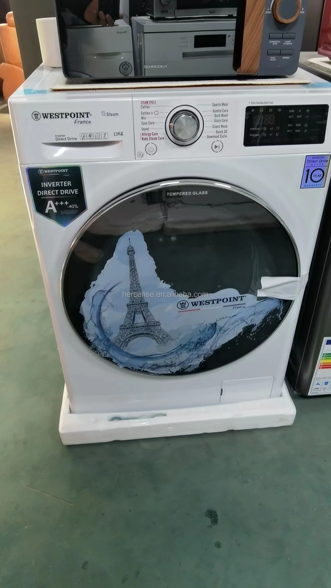 LG Automatic Washing Machine Front-Load Washers 13KGS Lavadora Inverter Motor for Home