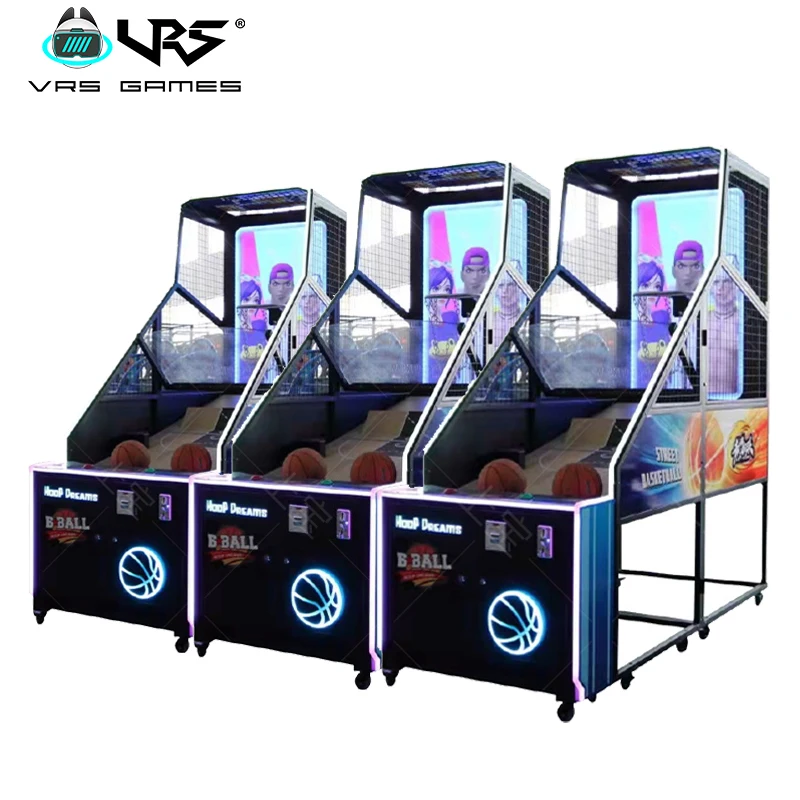 Indoor electronic arcade, basketball game machine, coin game, interactive game, basketball machine