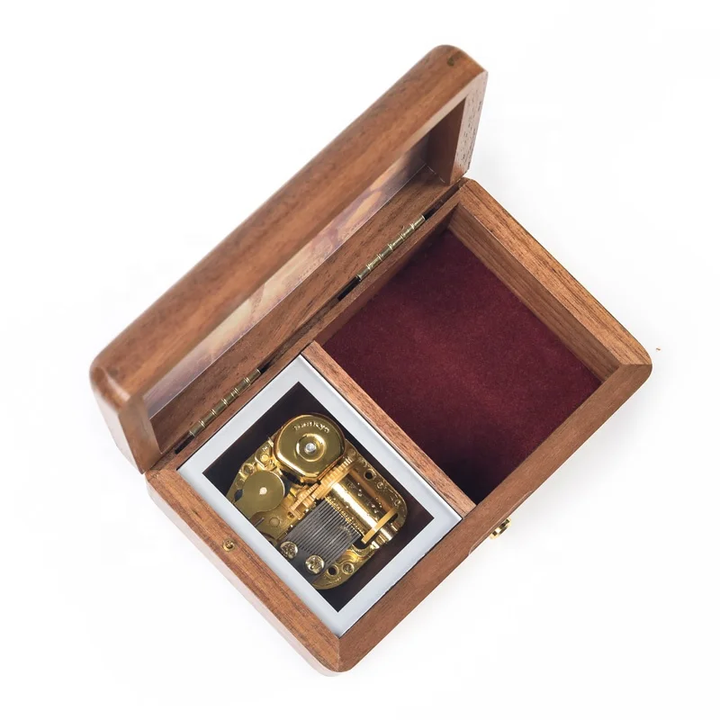 Personalized gift wooden music box musical jewelry box for girls