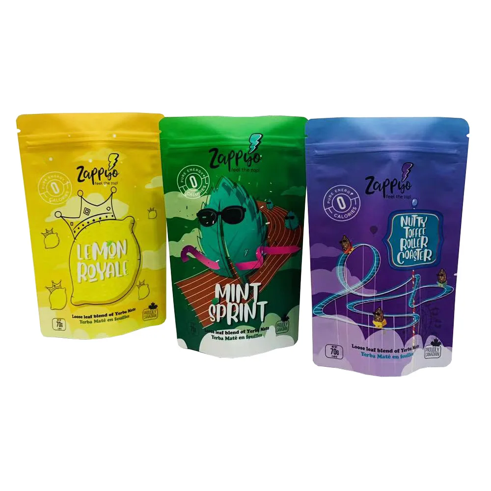 Bag Moisture Proof Stand up Bread Crumbs Spice Seasoning Packaging Zip Lock Plastic Food Biodegradable Heat Seal CPP Accept