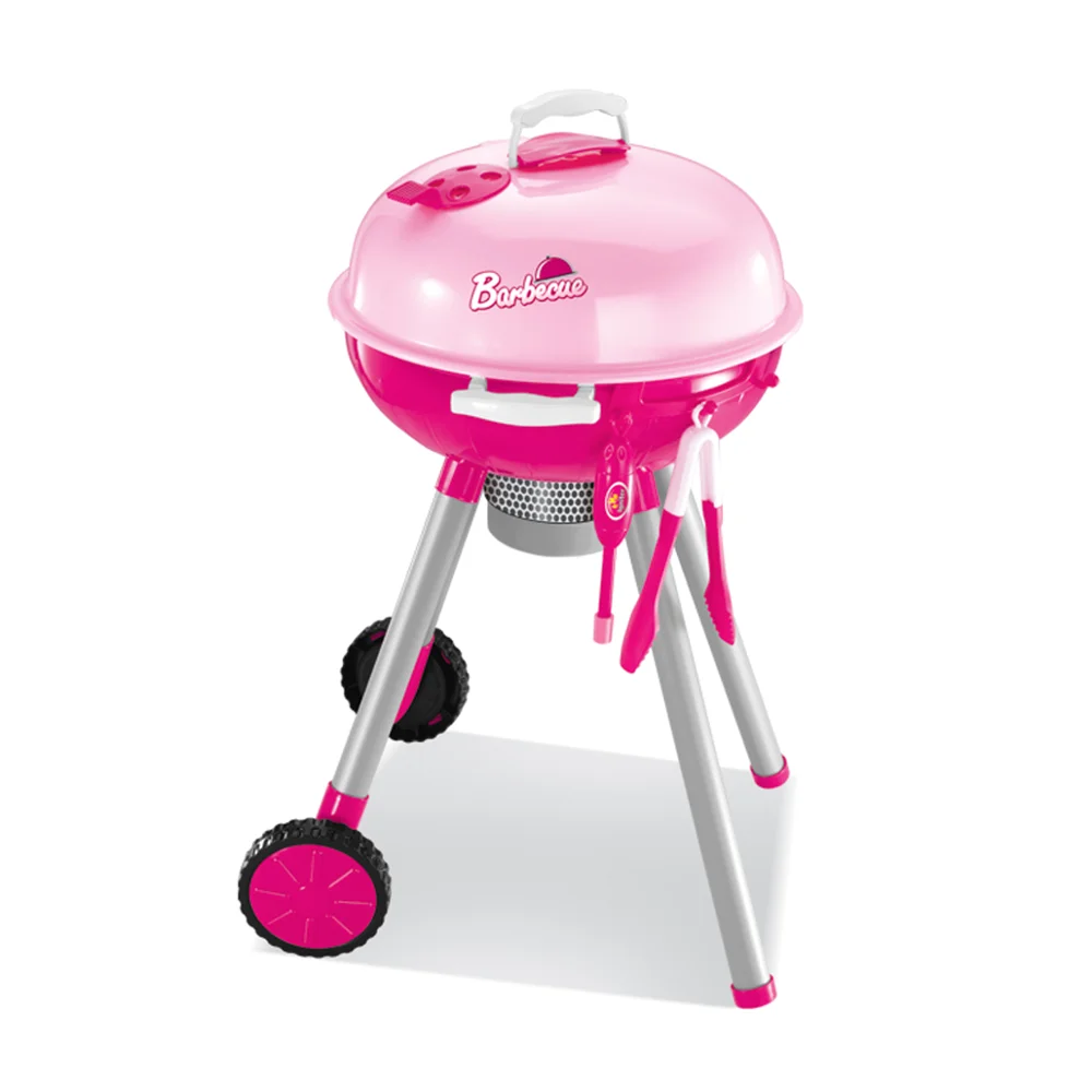 wholesale intelligent pretend play cooking sets (BBQ set) with light & voice for kids fun play set with cooking food