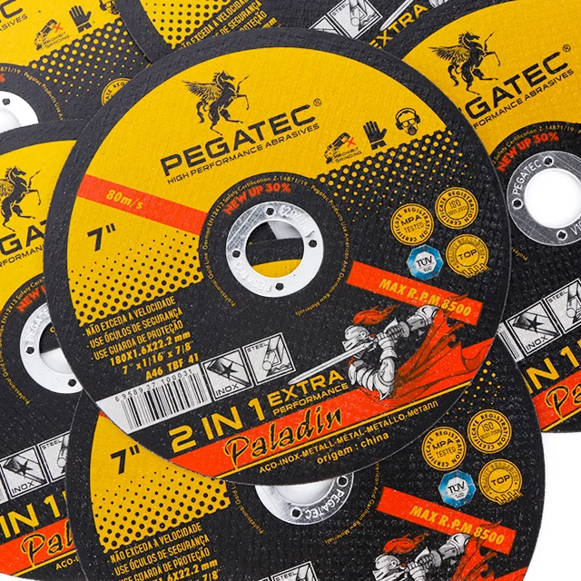 PEGATEC 180X1.6X22MM Cutting Disc for metal stainless steel cutting disc  in EN12413