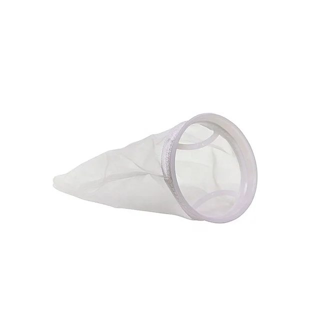 replace nylon mesh monofilament PE PP NMO 200 micron chemical industry drinking water felt liquid filter bag for water treatment