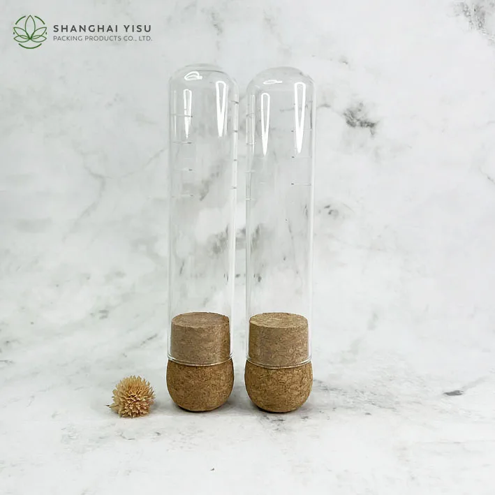 10ml 30ml 50ml Vial Glass Clear Test Tube with Cork Tea Infuser Tube Glass