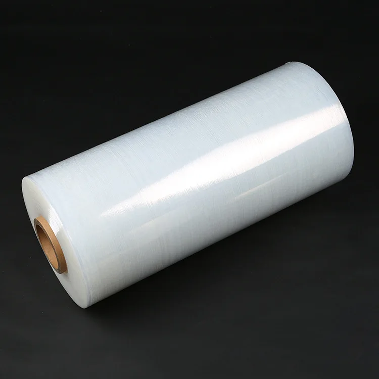 12.5 Micron Thickness 500mm Width Center Fold Transparent Polyolefin POF Heat Shrink Film For Automatic Wrapping Machine Use