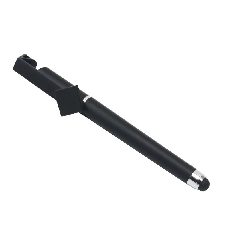 Personalized Logo 3-in-1 Soft Stylus Multifunction Touch Screen Pen with Custom Logo Novelty Ballpoint Plastic Pens for Phone