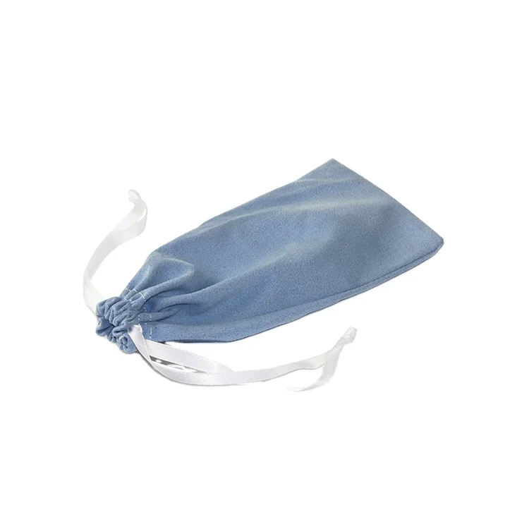 Microfiber Sunglasses Bag Drawstring Eyeglasses Bag Custom Printing Glasses Pouch