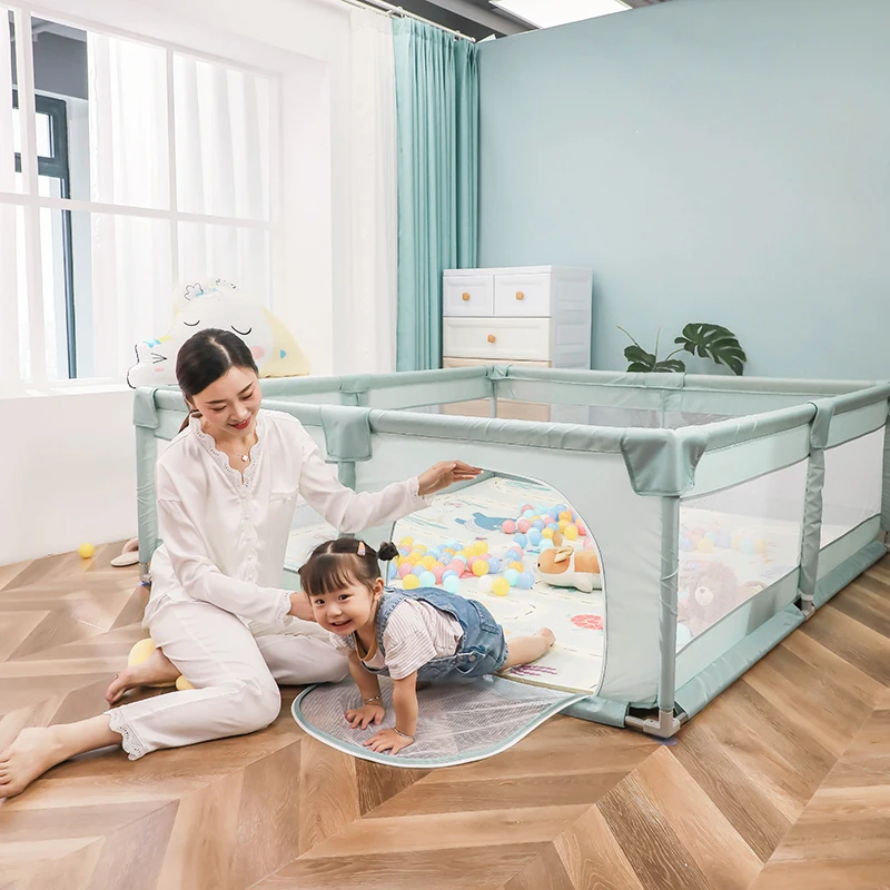 Детский бассейн с 2 кольцами манеж для детей Бассейн для шаров детская игровая площадка Безопасный детский забор