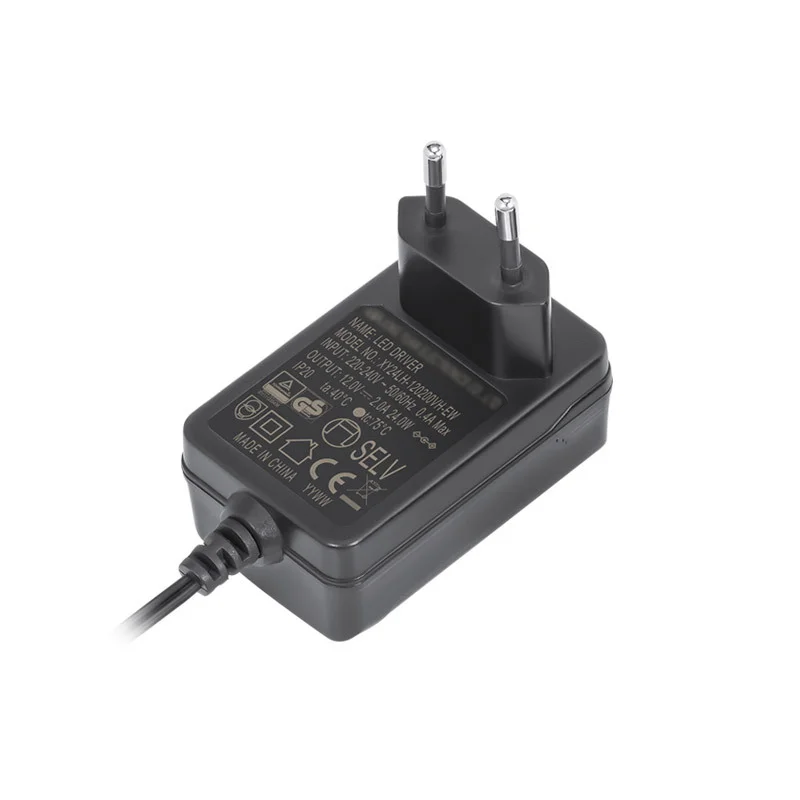 ЕС DC12V 2A адаптер питания 5521 Plug and Play блок преобразователь зарядное устройство светодиодные