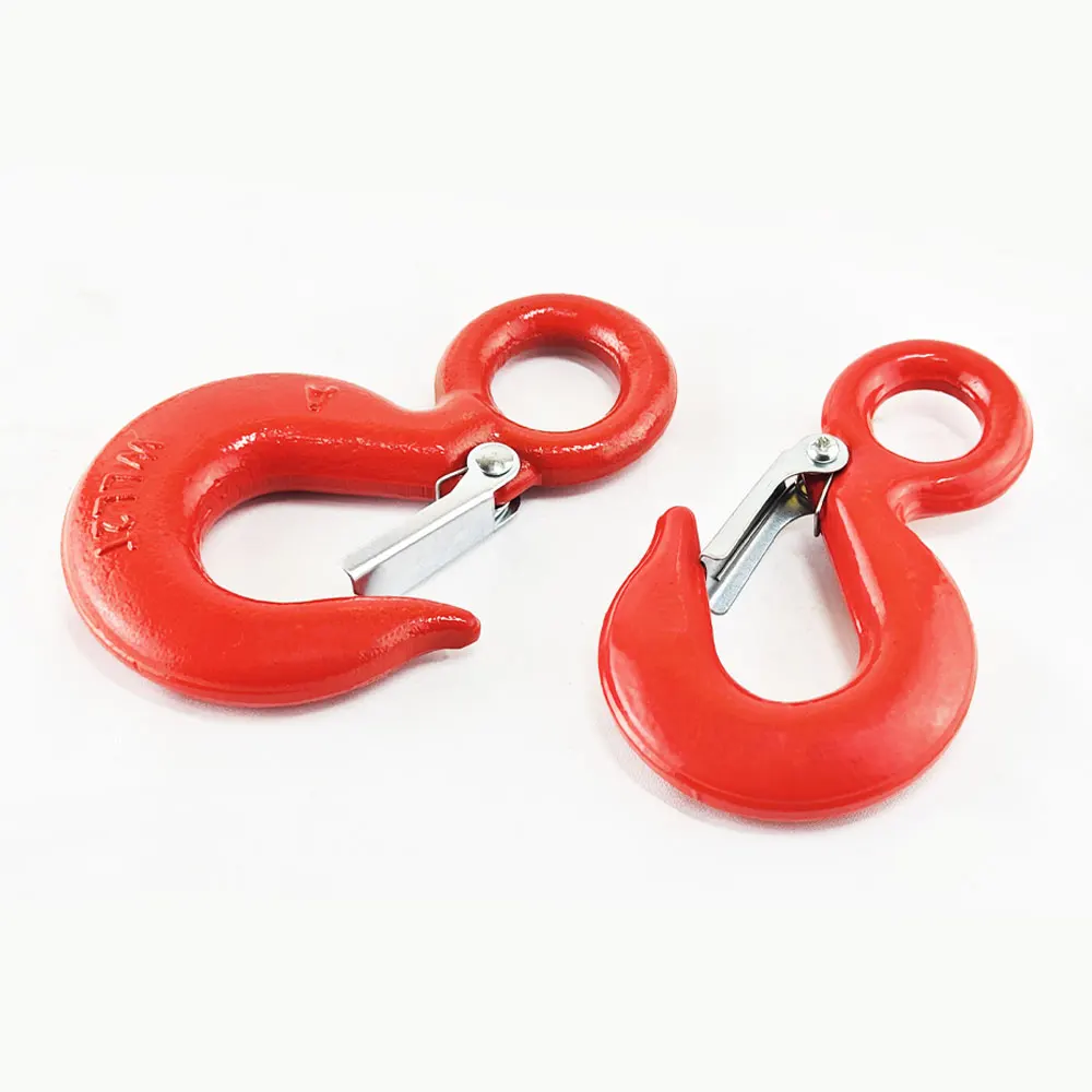 Eye Sling Hoist Lifting Crane Hook with Safety Latch