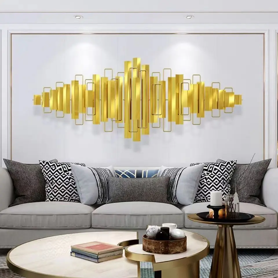 150x60cm Wall decoration pendant hanging TV background wall creative living room bedroom decoration porch iron wall decoration