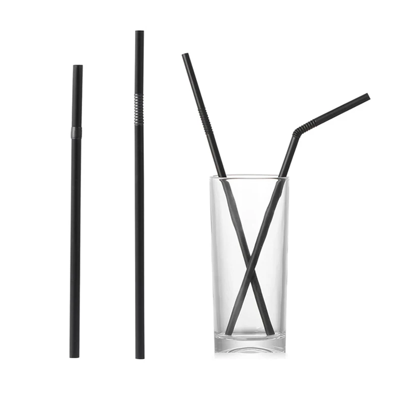 Eco friendly biodegradable disposable CPLA ecological straws cold and hot drinking compostable straws