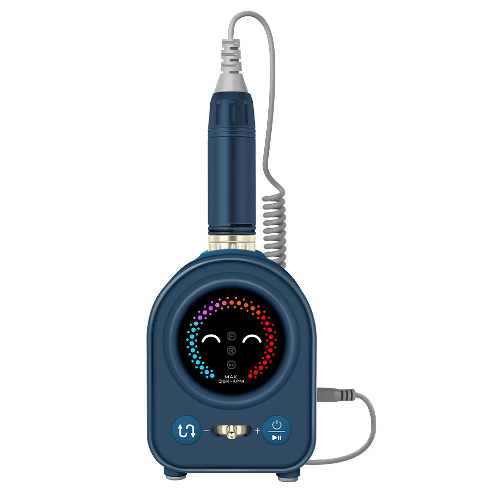 New Design Manicure Tool Cuticle Clean Vintage Rechargeable 35000rpm Professional Electric Nail Drill Machine