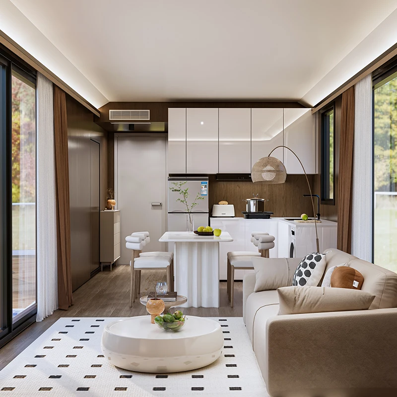 Detachable Customized Luxury Prefab Houses in Steel Comfortable Modular Mobile Living Apartment Homes