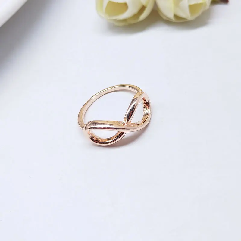 2021 European and American Fashion Simple Style All-match Female Ring, Box Mixed Batch
