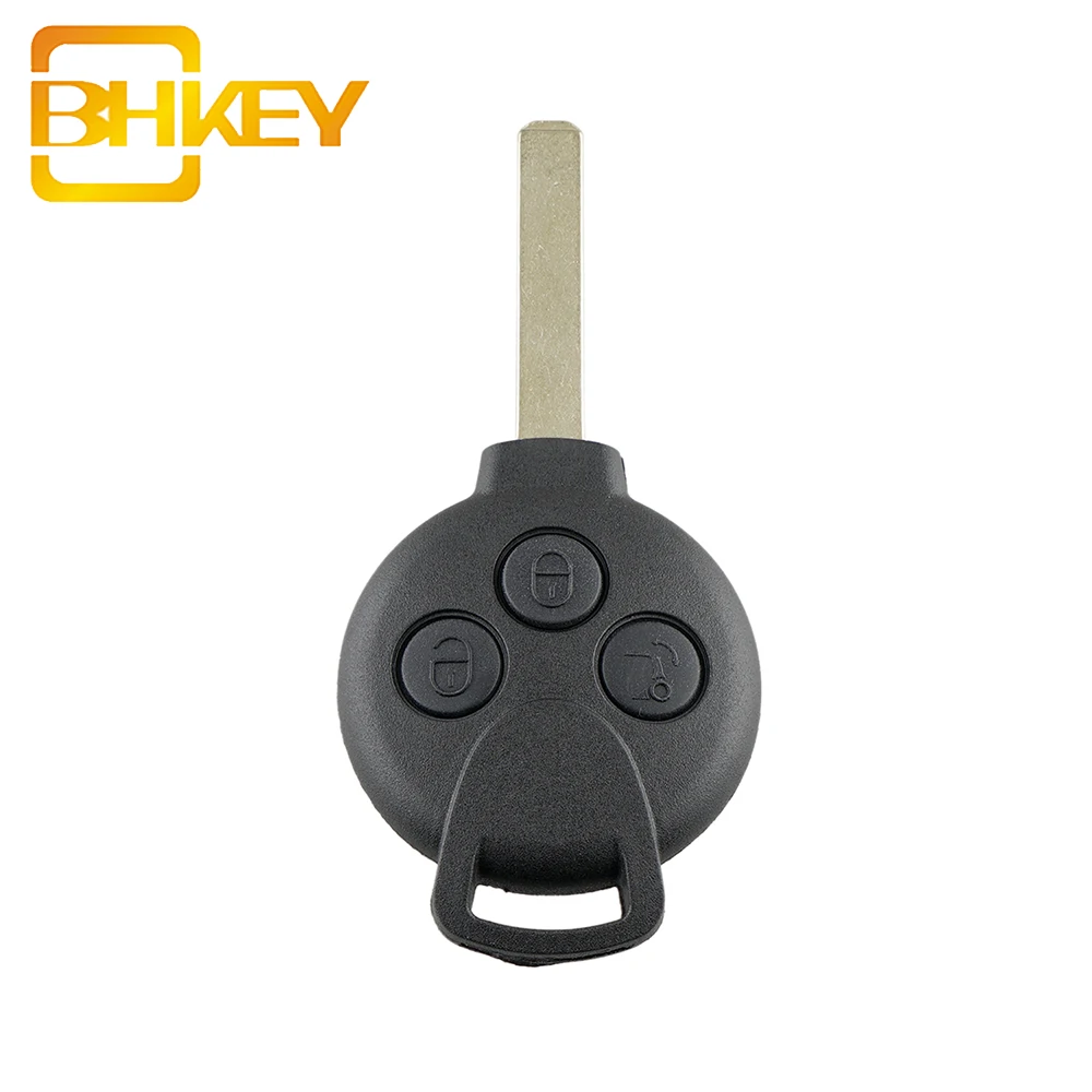3 Buttons 433 mhz PCF7941 Chip Auto Car Key Fob Remote Key For Smart Fortwo 451 Forfour 2007-2013
