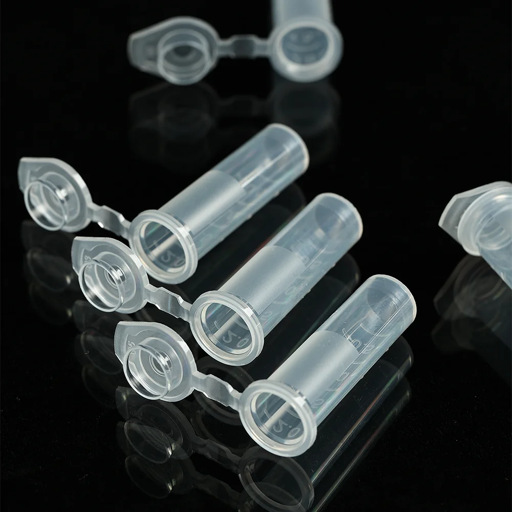 Conical Microcentrifuge 0.6ml 1.5ml 2ml Disposable Lab Micro Centrifuge Tubes