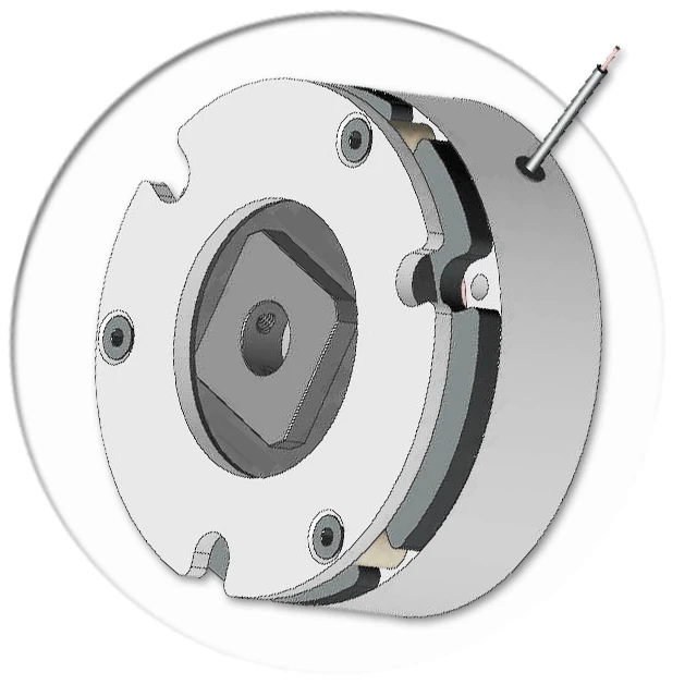 Servo motor electric forklift brake S040