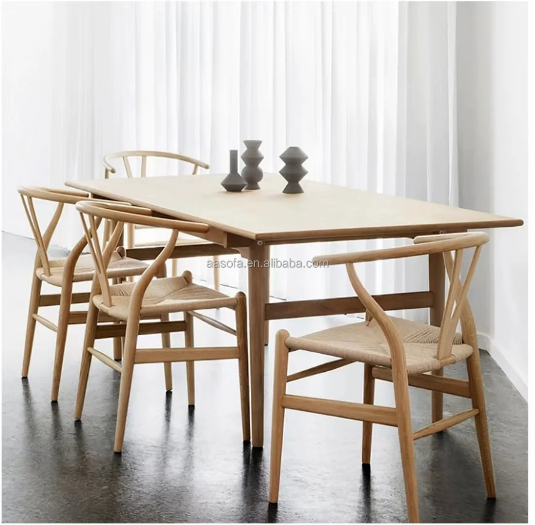 Luxury dining room table chairs malaysia beech wood made in china modern dining table plus chairs sale low price home furniture