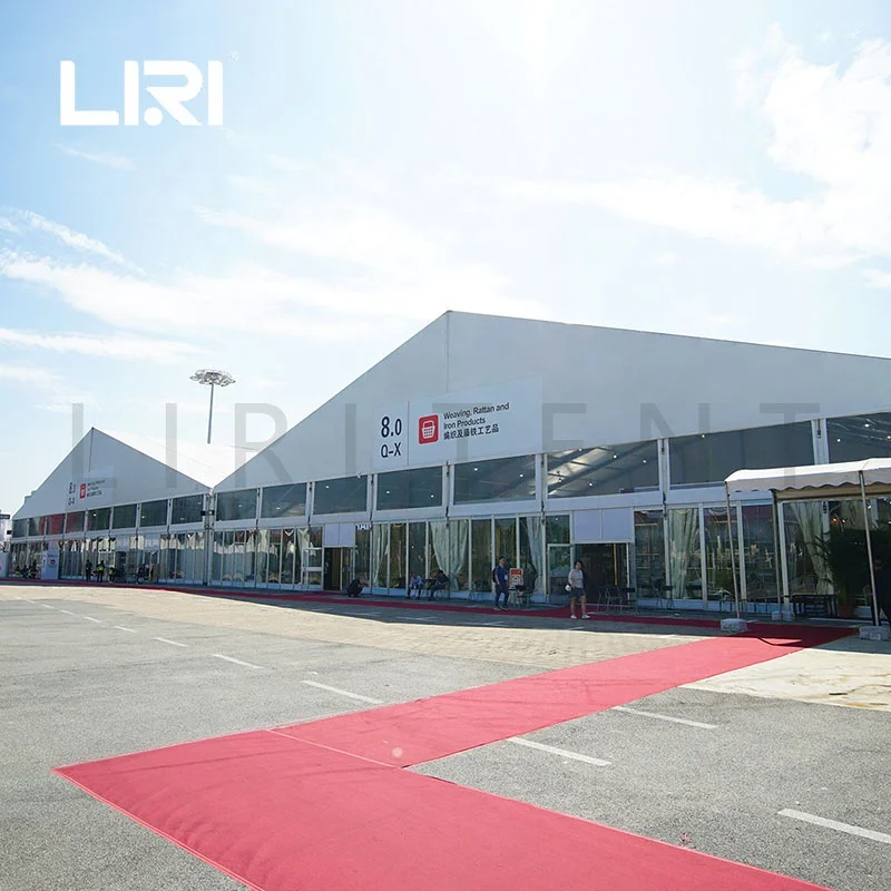 1000 square Canton Fair Commercial Outdoor Trade Show Tent Vendor from Liri Tent