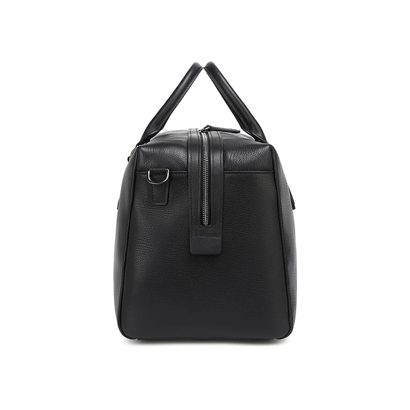 Guangzhou bsci manufacturer customized top grade men genuine leather duffel bag