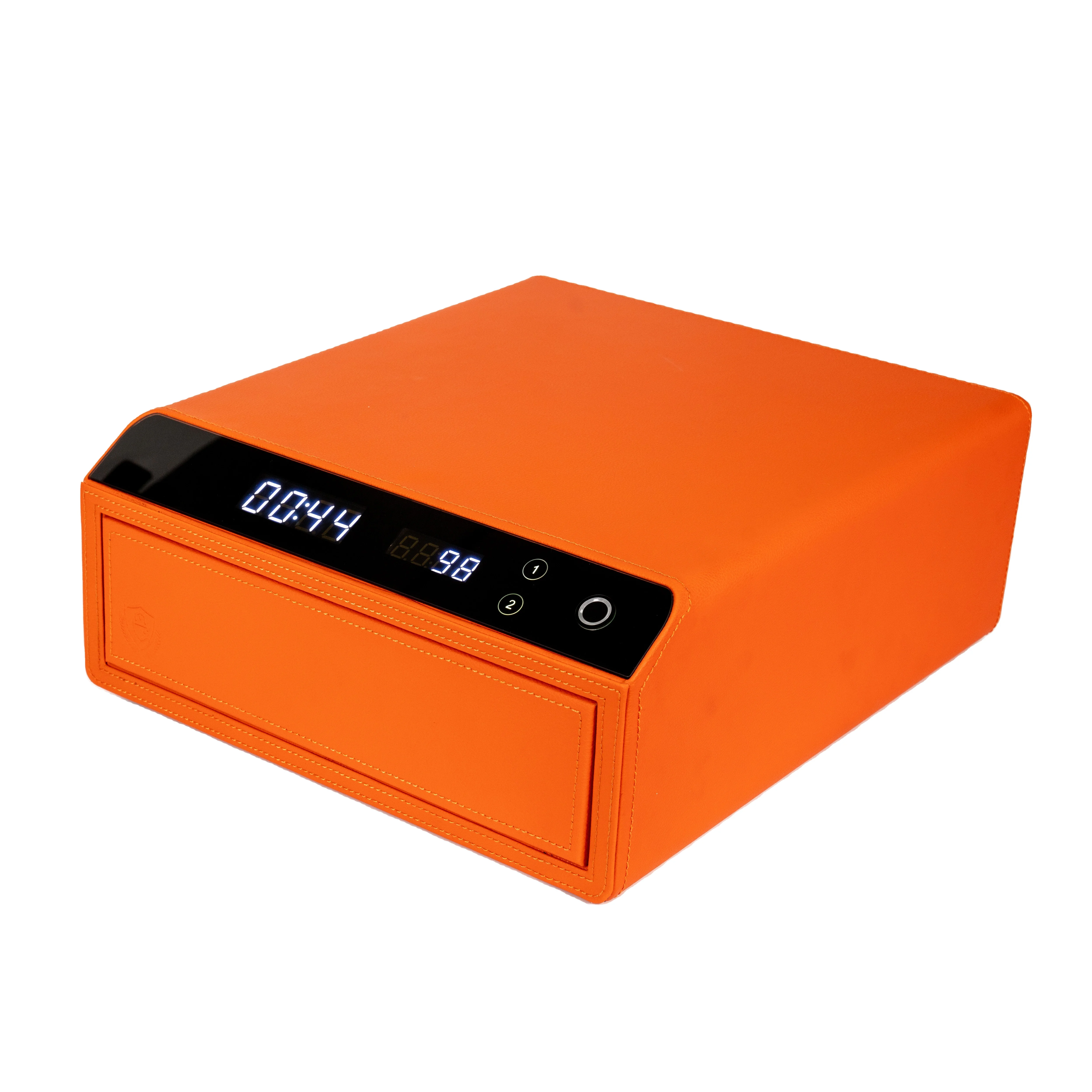 One-layer Luxury Office bedroom leather cabinet Insurance drawer password safe Bluetooth phone unlocked locker